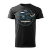 Herren Trabant Auto-T-Shirt schwarz REGULAR
