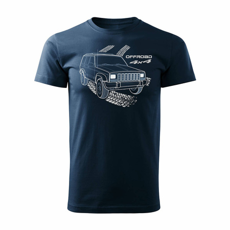 Jeep Grand Cherokee Herren marineblau REGULAR Auto-T-Shirt