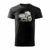 Ausverkauf - Honda Goldwing Herren Motorrad Motorrad-T-Shirt schwarz