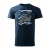 Kawasaki Versys 650 KLE 650 Herren marineblau Motorrad Motorrad-T-Shirt