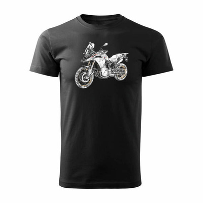 Verkauf - BMW GS F850 Herren Motorrad Motorrad T-Shirt schwarz