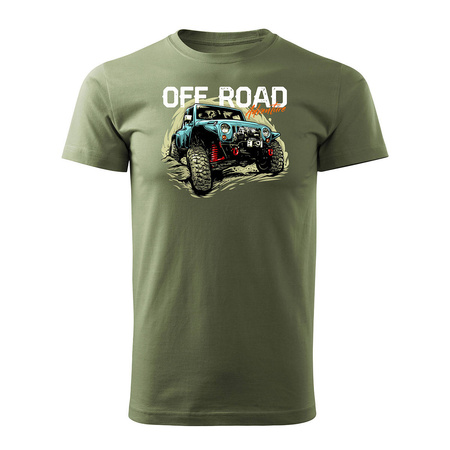 Ausverkauf - Herren 4x4 Off-Road Jeep Rallye Hemd khaki REGULAR