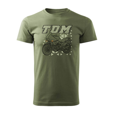 Yamaha TDM Herren khaki REGULAR Motorrad-T-Shirt