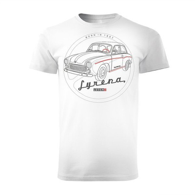 Meerjungfrau Auto-T-Shirt Herren Meerjungfrau weiß REGULAR