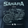 BMW Sahara Legend Herren-Motorrad-T-Shirt navy blau