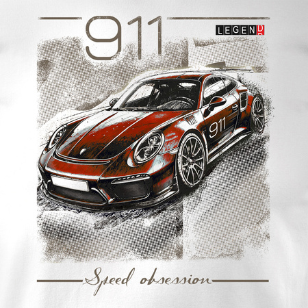 Porsche Carrera 911 Herren Weiss REGULAR T-Shirt