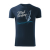 Sale - Herren Windsurfing Shirt navy blau SLIM