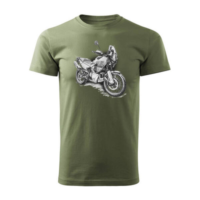 Husqvarna Norden 901 four legend Herren khaki REGULAR Motorrad-T-Shirt
