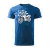 BMW GS F850 Herren-Motorrad-T-Shirt blau