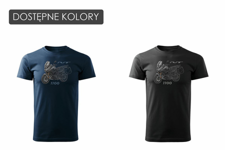 Honda NT 1100 Herren marineblau Motorrad-T-Shirt REGULAR