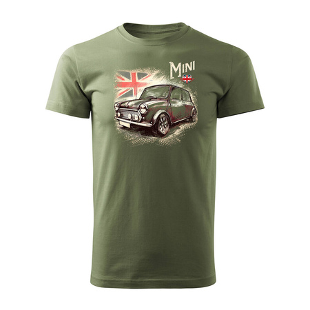 Verkauf - Mini Morris Mini Cooper Sammlerstück Herren khaki REGULAR Autohemd