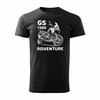 Motorrad-T-Shirt mit Motorrad BMW GS R 1300 ADVENTURE Herren schwarz REGULAR