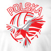 Verkauf - Polnisches Volleyball-T-Shirt für Volleyball-Fan Volleyball Herren weiß REGULAR