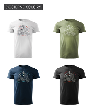 Ducati Multistrada V2S Herren marineblau REGULAR Motorrad-T-Shirt