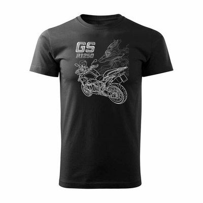 Verkauf - BMW GS 1250 ADVENTURE Herren Motorrad Motorrad T-Shirt schwarz REGULAR