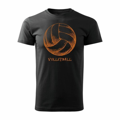 Volleyballhemd Volleyball Herren schwarz REGULAR