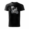Set aus Kapuzenpullover und T-Shirt mit Honda NC 750 X Motorrad, Herren, schwarz