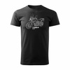 Triumph Tiger 900 Herren Motorrad Motorrad-T-Shirt schwarz REGULAR