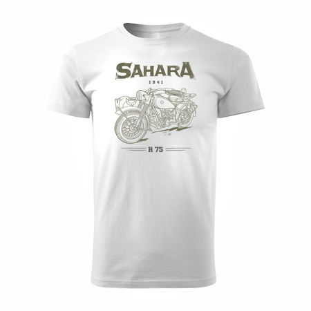 BMW Sahara Legend Herren-Motorrad-T-Shirt weiss