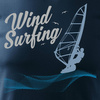 Herren Windsurfen Windsurfen T-Shirt navy blau REGULAR