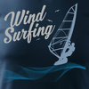 Sale - Herren Windsurfing Shirt navy blau SLIM