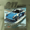 Porsche Carrera 911 Herren Khaki REGULAR T-Shirt