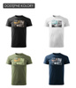 T-Shirt mit Berge Wandern Tatra Mountains Morskie Oko Herren Trekking schwarz REGULAR