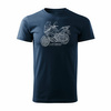 Honda NT 1100 Herren marineblau Motorrad-T-Shirt REGULAR