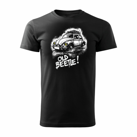 VW Beetle Buckel Auto T-Shirt Herren schwarz REGULAR