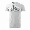 Herren BMX Radfahren T-Shirt weiß REGULAR