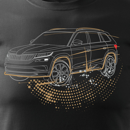 Skoda Kodiaq Herren SUV T-Shirt schwarz REGULAR