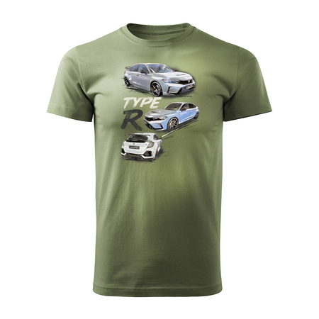 Honda Civic Type R Herren T-Shirt khaki REGULAR