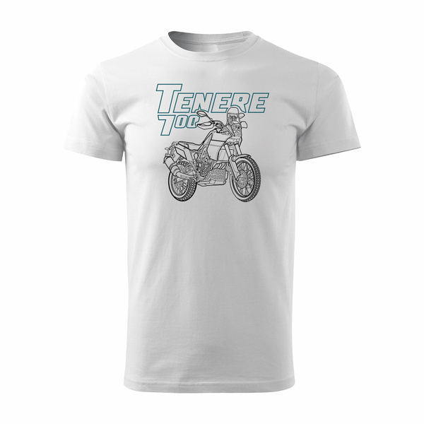 Yamaha Tenere 700 Herren marineblau Motorrad-T-Shirt REGULAR