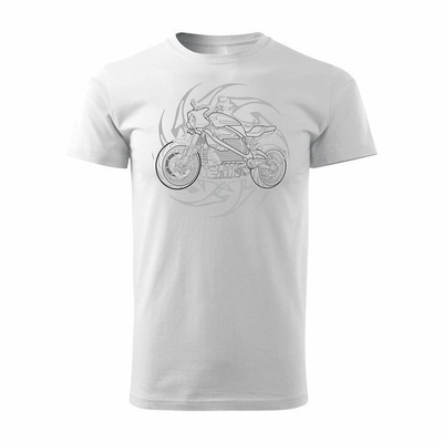 Harley Livewire Herren-Motorrad-T-Shirt weiß REGULAR