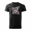 Yamaha Tracer 9 900 Herren Schwarz Motorrad Motorrad-T-Shirt