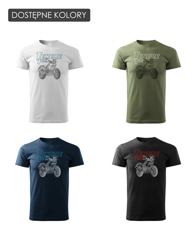 Yamaha Tenere 700 Herren khaki Motorrad-T-Shirt REGULAR