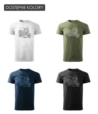 Honda NC 750 X NC750X Herren khaki REGULAR Motorrad-T-Shirt