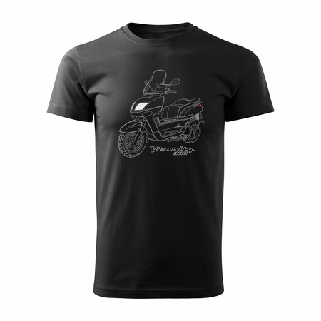 Yamaha Versity 300 Herren-Roller T-Shirt schwarz REGULAR