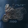 Honda NT 1100 Herren marineblau Motorrad-T-Shirt REGULAR