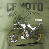 CF MOTO MT800 Herren Khaki Motorrad Motorrad-T-Shirt