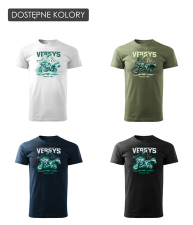 Kawasaki Versys 1100 SE Herren marineblau Motorrad Motorrad-T-Shirt