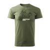 Ausverkauf - BMW GS R 1300 ADVENTURE Sammler-Motorrad-T-Shirt für Männer khaki REGULAR