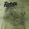 Honda Rebel 1100 Herren Khaki Motorrad Motorrad-T-Shirt