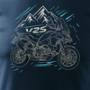 Ducati Multistrada V2S Herren marineblau REGULAR Motorrad-T-Shirt