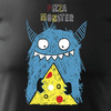 Pizza Monster Geschenk-T-Shirt Herren schwarz REGULAR