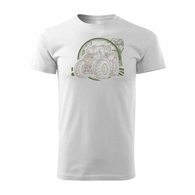 Fendt Traktor-T-Shirt für Landwirte Herren weiß REGULAR