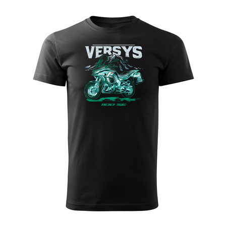 Kawasaki Versys 1100 SE Herren Schwarz Motorrad Motorrad-T-Shirt
