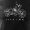 Royal Enfield Classic 650 Legend Herren Schwarz Motorrad Motorrad-T-Shirt