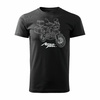 Set aus Kapuzenpullover und T-Shirt mit Honda Africa Twin CRF1100L Motorrad, Herren, schwarz