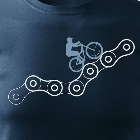 MTB Herren Mountainbike Trikot navy blau REGULAR